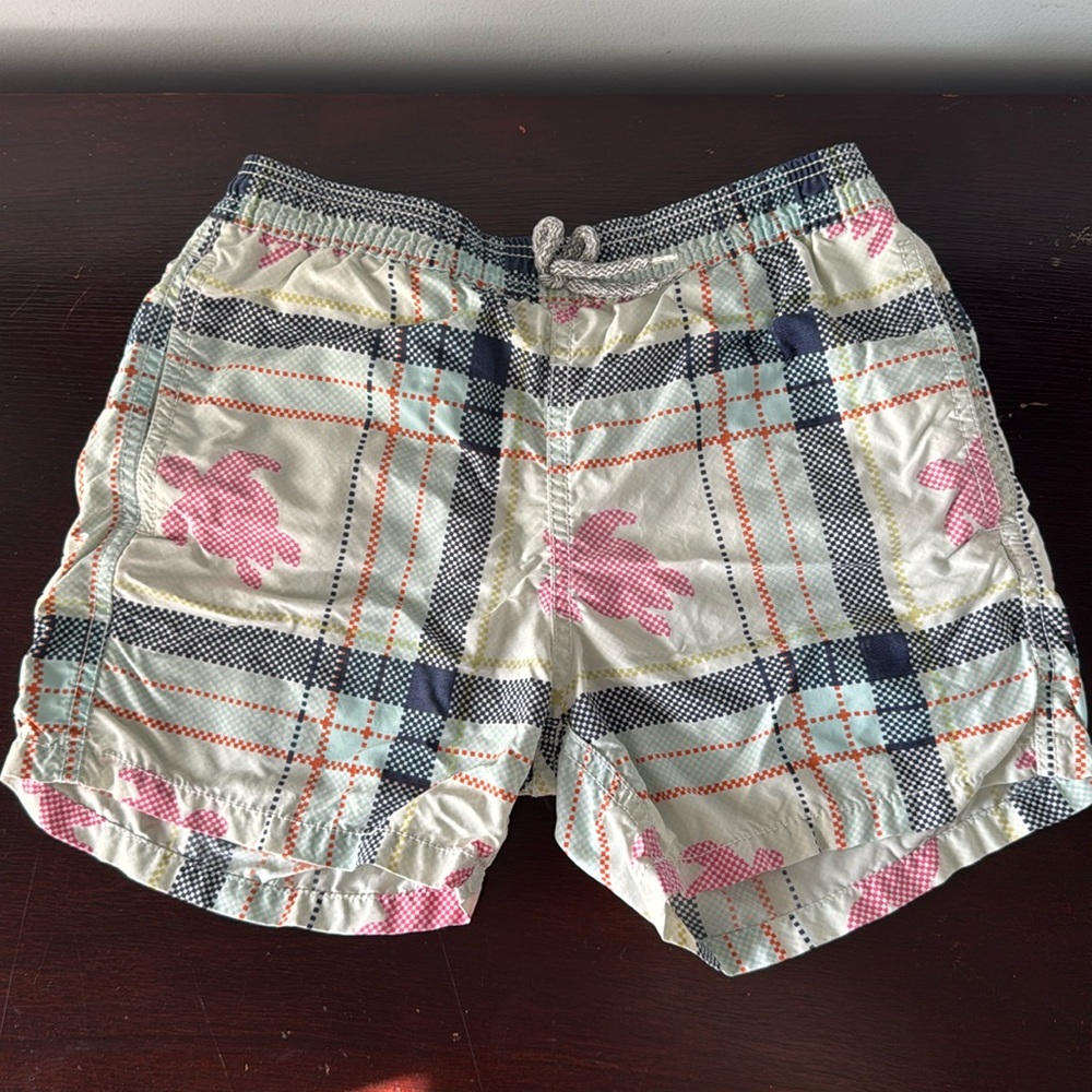 VILEBREQUIN Boys Turtle Print Swim Trunks Swimwear 8 years -good condition